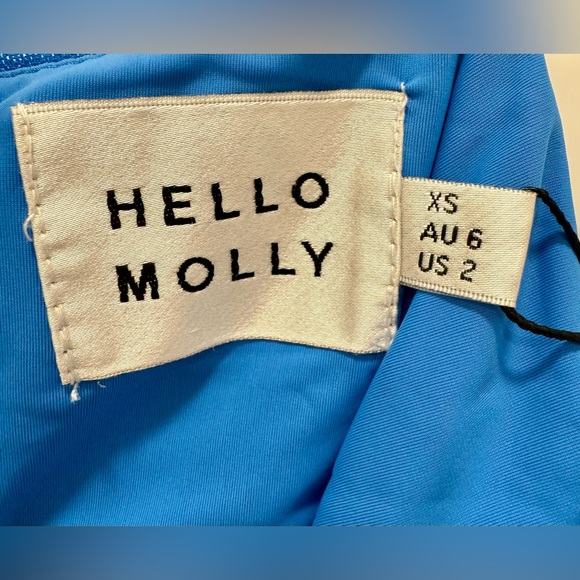 Hello Molly Popping Champagne Blue Dress size XS - Picture 6 of 7